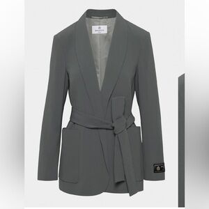 Babaton Women's Gray Belted Executive Blazer Size 6